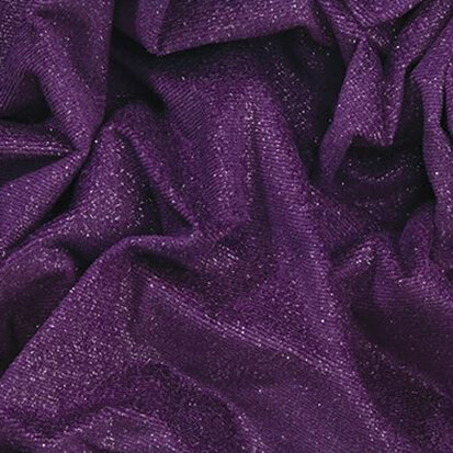 Cabaret Sparkle Velvet Velour Purple