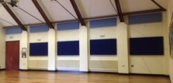 Ipswich School rehires Camstage for CamStyle™ acoustic panels and curtains.