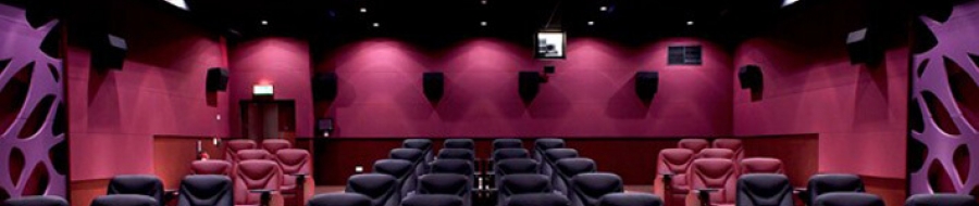An acoustic soft wall updates a cinema