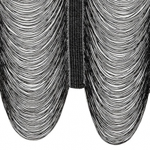 Reefer String Drape Black/Silver